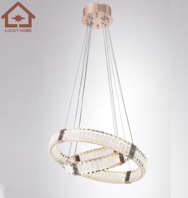 China Modern Led Pendant Lights For Bedroom Dining Chandeliers Crystal Dimmable Indoor Hall Home Lamps Living Room Lighting Fixtures for sale