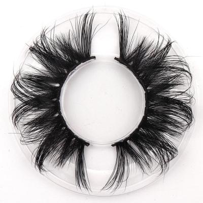 China Thick Fluffy Mink Lashes Seller 3D Mink Lashes Long Lashes 25mm Private Label for sale