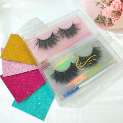 China Mink Lashes 25mm Thick Siberian Eyelashes 3D Mink Eyelahse Long Luxury 100% Mink Fur Natural Eyelashes Miami for sale