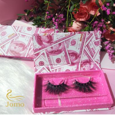 China Deep 25mm Siberian Mink Lashes Mink Lashes 3D Private Label Mink Eyelash Piggy Banks for sale