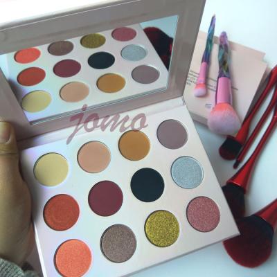 China Waterproof Make Your Own Eyeshadow Palette Private Label Makeup 15 Colors Eyeshadow Palette for sale