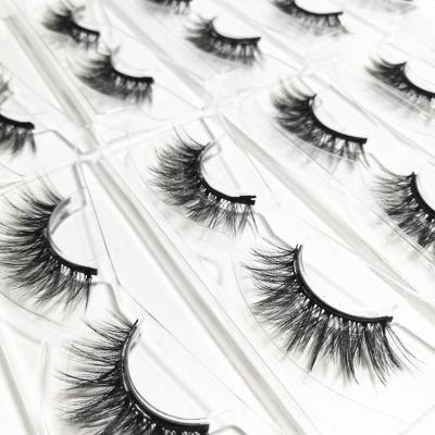 China Free Samples Vegan Natural Cheap False Mink Lashes Free Samples Lashes Custom Logo Packaging Boxes For 3D Fiber Magnetic False Eyelash for sale