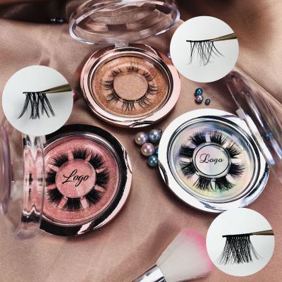 China Crisscross New Arrival 2021 Precut Segmented Lash Extensions Faux Mink Eyelashes DIY Group Segment Lashes for sale