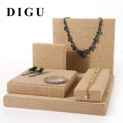 China Wholesale Jewelry Display Rack Props Canvas Pearl Beads Bracelet Display Rack for sale