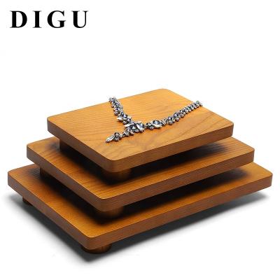 China Wooden Jewelery Display DIGU Watch Display Stand Jewelry Hand Chain Necklace Props Bracelet Display Pendant Tray for sale