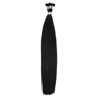 China Factory Supply 18H1 Right Hand Tied Virgin Hair Extension 10A Cuticle Aligned Hair Weft Straight Black Remy Hair Weaving Weft for sale