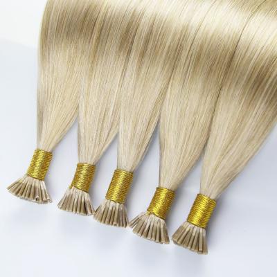 China Double Drawn Raw Straight Italian Cuticle Aligned Virgin Hair Extensions Keratin Prebonded i Tip U Tip Hair Extensions Wholesale Raw Vendors for sale