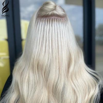 China YADING Straight Pre Bonded i Tip 60 Best Quality 14-24inch Cuticle Aligned Raw Natural Remy Virgin Human Hair Hair Extensions Sellers for sale