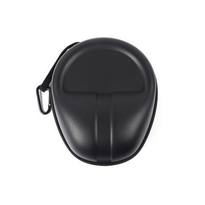 China Head-mounted earphone customized well-fitting protective EVA Case for helmet black PU tank top liner mesh pocket for sale