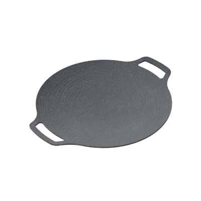 China Sustainable High Quality Non-Stick Aluminum BBQ Pan Round Grill Pan For Indoor Outdoor Cooking for sale