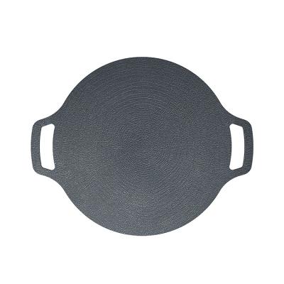 China 3-4L Capacity Good Quality Good Quality Promotional Custom Black Grill Pan Thai Bbq Frying Pan for sale