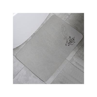 China 2021 Soft New Sustainable Natural Bath Quick Dry Diatom Water Absorbent for sale