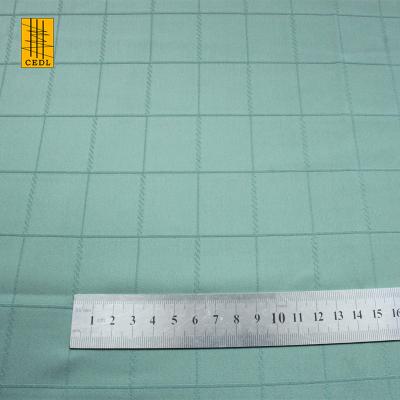 China Electrostatic 30D Organic Memory Organza Recycle Poly Jacquard Fabric For Skirts à venda