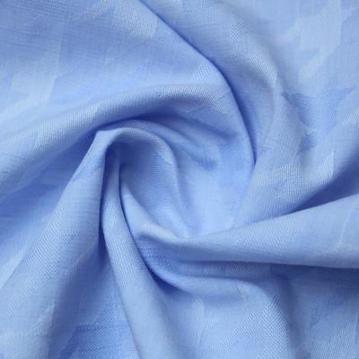 Cina Professional Breathable 80% Cotton 20% Lyocell Blend Yarn-Dyed Jacquard Fabric For Dress Skirt Fabric in vendita