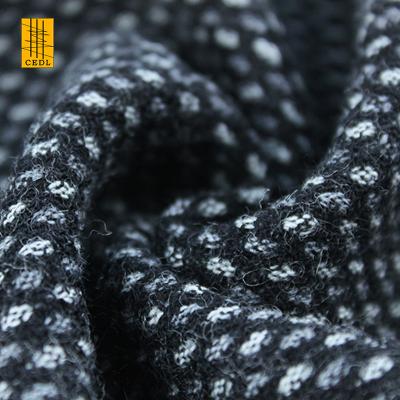 中国 Breathable Black With White Dobby Nice Fashion Wool High Quality Fabric For Apparel Design Or Pants Or Garments 販売のため