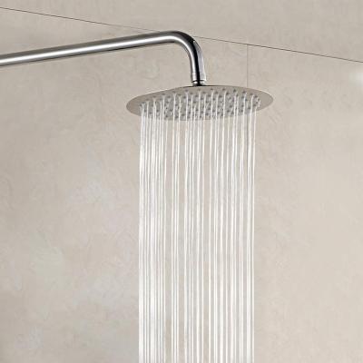 China 2021 Ultra-thin Shower Head Stainless Steel Rainfall Shower Head Without Switch Bathroom for sale