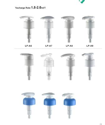 China Translucent Lotion Pump 24 Pump 24 Non Refillable Pump 28/410 Lotion Bottle Mini Lotion Pump With Cap for sale