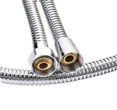 China Durable Extra Long 118 Inch Chrome Flexible Shower Hose In 180 Stainless Steel Mother for sale