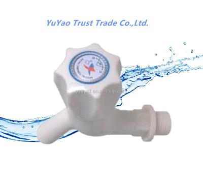 China Good quality CLASSIC white color ABS plastic water tap faucet for sale