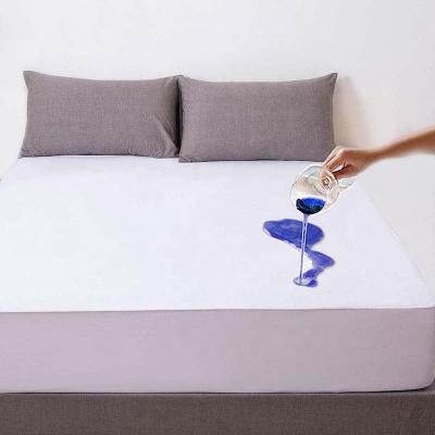 China Waterproof Hotel Mattress Protector Fit Waterproof Cover Mattress Cover Protector for sale