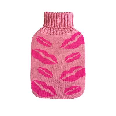 China Wholesale Custom Logo Hot Hold Water Bottle Body Warmer Hand Warmer Knitted Warm Water Bottle Bag With Cover for sale