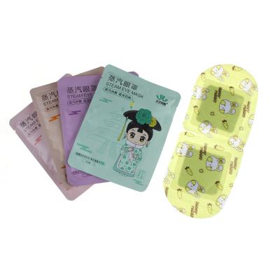 China Shading Heat Light Vapor Self Sleeping Eye Cover Disposable Eyemask Eye Mask Travel Shading for sale