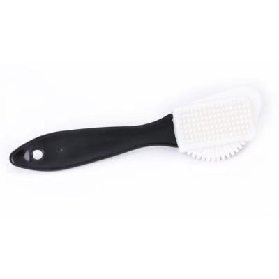 China Factory Sale Bristle Brushes Easy Clean Hot Shoe Clean And Nubuck Plastic Suede Handle Brush for sale