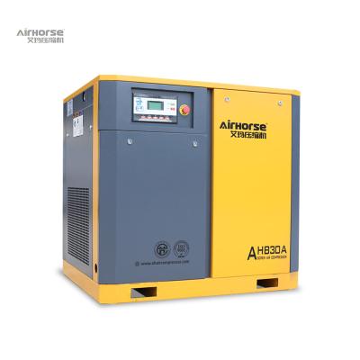 China Best Selling Lubricated 30 HP Made in China Belt Driven Screw Air Compressor for sale