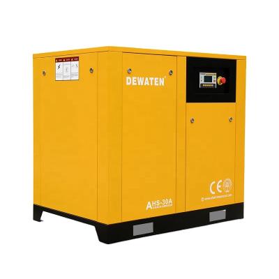 China Lubricated Stable Performance 22KW 30HP Mini Compressor 10HP 20HP Screw Air Compressor Machine for sale