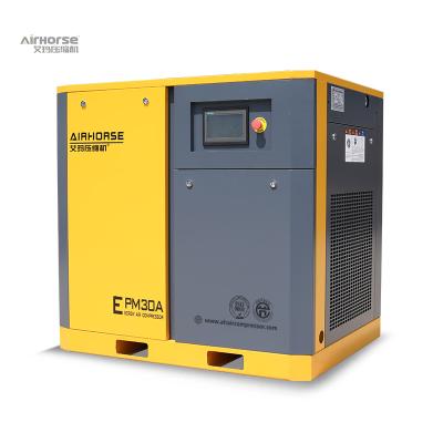 China 22kw Frequency Conversion Lubricated High Quality Permanent Magnet Air Compressors for sale