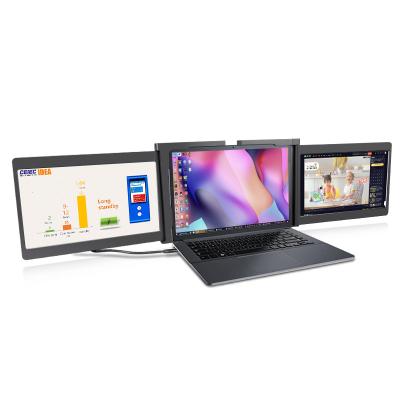 China HDR Laptop Supplement Display Screen Triple Monitor ONE CABLE USB C Device Dual 12 Inch Portable Monitor for sale