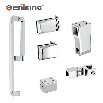 China Eniking Modern Stainless Steel Door Hardware Shower Enclosure Bathroom Shower Enclosure Glass Shower Room for sale