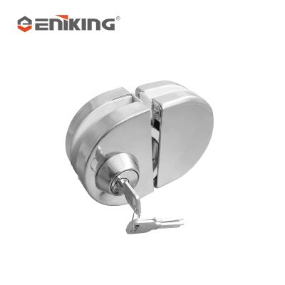 China Double Side Key Eniking Key Stainless Steel Sliding Door Lock High Quality Glass Center Door Lock for sale