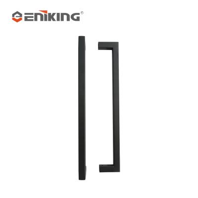 China Modern Black Glass Matte and Mirror Finish Door Handle Door and Window Accessories for sale