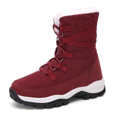 China 2020 winter high snow fashion trend women's boots rejects warm fur for sale