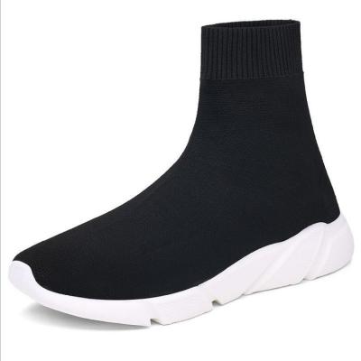 China Men's Ankle Slip-on Adult Casual Shoes Knit To Bump Mid Top Sneakers To Slip On for sale