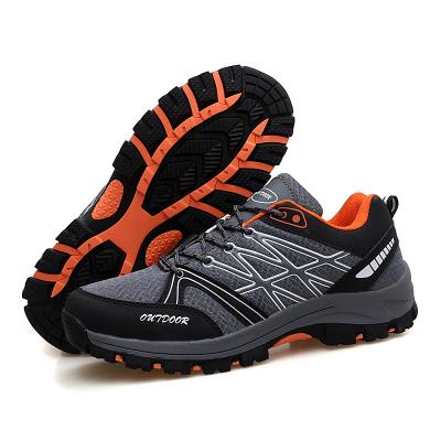 China Athletic Mens Lace Up Shoes Outdoor Trainers Anti - Slip Lightweight Rise for sale