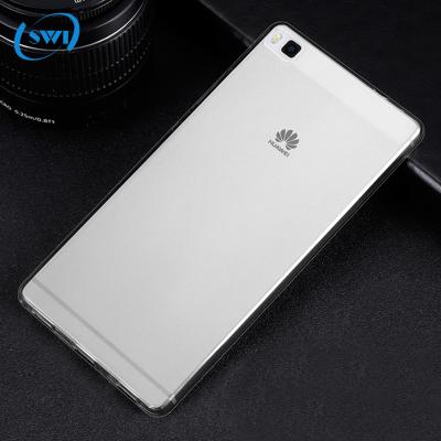 China Clear Soft TPU For P8 Custom Made Soft Transparent Phone Tpu Back Cover For Huawei P8 lite case for sale