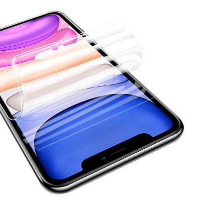 China 2020 Full Protection Anti Blue Rays Soft Flexible Tpu Hydrogel Screen Protector Film For iPhone 11 Pro Max for sale