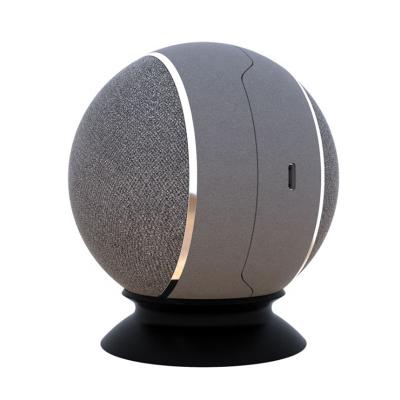 China Loud Outdoor Magnetic Round Surround Verse Mini BT Dual Subwoofer Speaker for sale