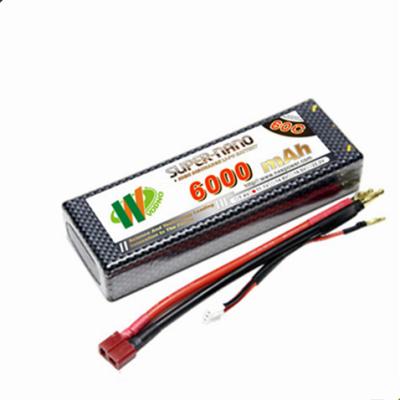 China Toys China manufacturer 7.4V rc car rechargeable lipo battery 6000mAh 120C for sale