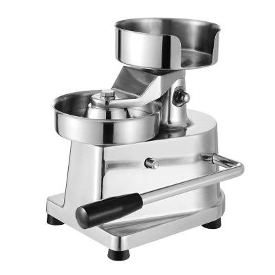 China Commercial Hotels 130mm Sliver Stainless Steel Burger Press Patty Maker for sale