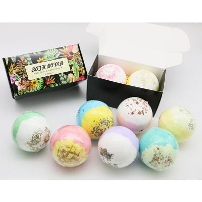 China Body Meow Flowers Bath Bomb Shower Bombs Custom Shape Wholesale No Label With Pure Color Luxury Gift Organic Ball for sale