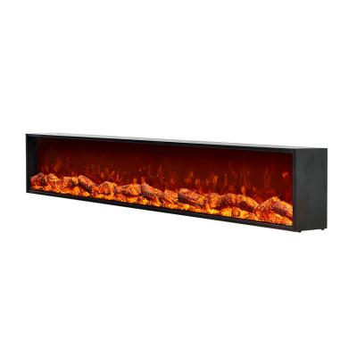 China European Realistic Flames Must 2000W 110~120V Lamp Adjustable Color Wall Mounted Fireplace for sale