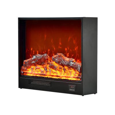 China Realistic Flames 26 Inch Decor Flame Infrared Electric Fireplace With Insert Or Recessed Style for sale