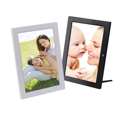 China 12 Inch SD Digital Card Frame Vertical Photo Loop VCR Clock for sale