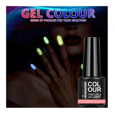 China 2022 OEM Wholesale Gel Colours Gel Color Glow In The Dark Gel Nail Polish For Nail for sale