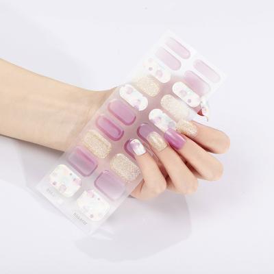 China New Technology Best Price Cute Metallic Holiday Gel Nail Wraps Manufacturer In China for sale