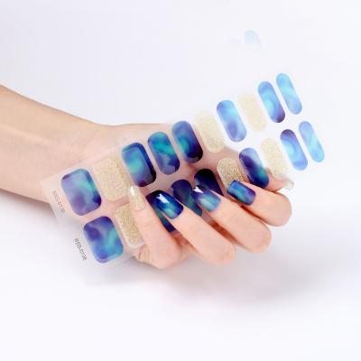 China New Scenarios High Quality Customized Self-Adhesive Nail Wraps Gel Polish Holiday Factory From China for sale