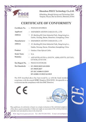 CE Certification - Shenzhen Aixton Cables Co., Ltd.